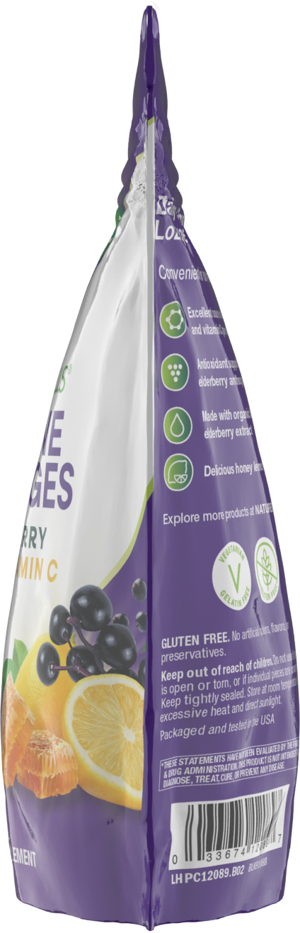 <{%360IMAGE7_12089%}>Nature's Way® | Sambucus Immune Lozenges - left side of pack