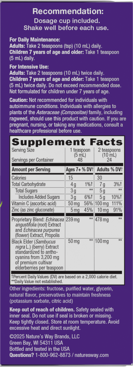 <{%360IMAGE5_15333%}>Nature's Way® | Sambucus Immune Elderberry Syrup - right side of pack