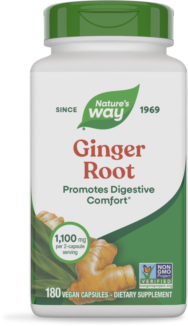 <{%PRIMARY_13108%}>Nature's Way® | Ginger Root, 180 capsules