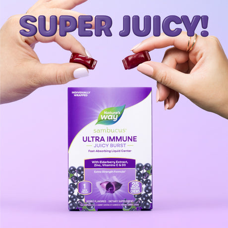 <{%MAIN5_15481%}>Nature's Way® | Sambucus Ultra Immune Juicy Burst