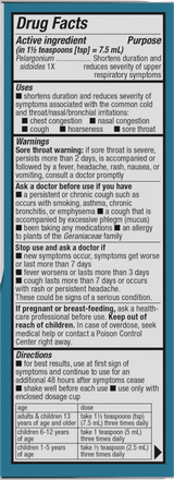 <{%360IMAGE5_15793%}>Nature's Way® | Umcka Cold Relief Syrup - right side of pack