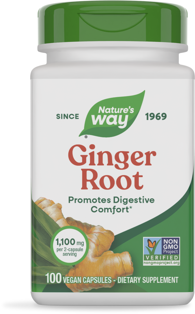 <{%PRIMARY_13100%}>Nature's Way® | Ginger Root, 100 capsules