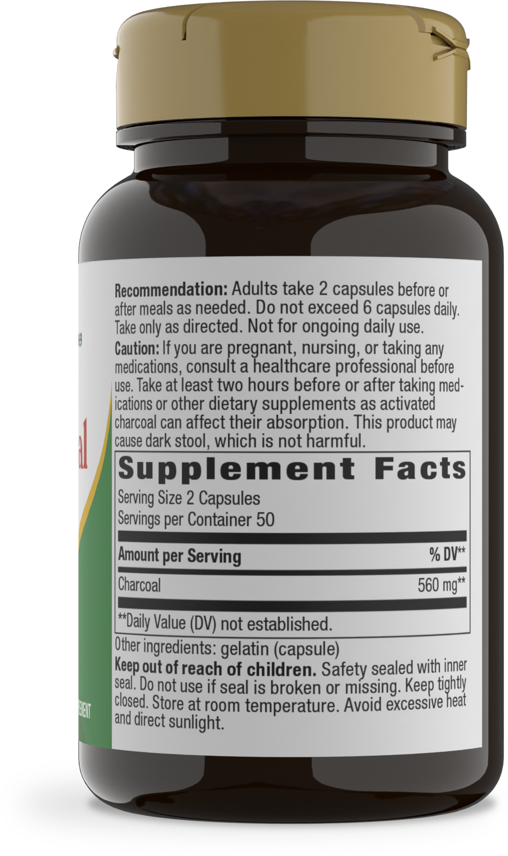 <{%360IMAGE1_45171%}>Nature's Way® | Activated Charcoal - right side of pack