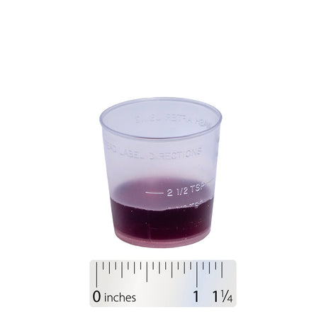 <{%360IMAGE4_15136%}>Nature's Way® | Sambucus Cold+Flu Relief Elderberry Syrup - Liquid and ruler