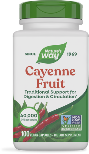 Nature's Way® | Cayenne Fruit, 100 capsules Sku:11500