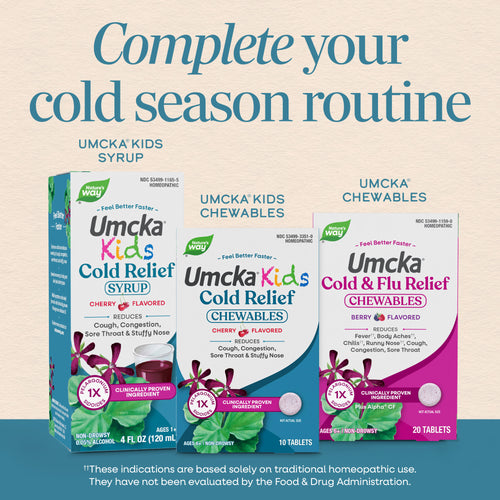 Nature's Way® | Umcka Kids Cold Relief Chewables Sku:12351