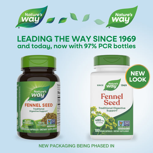 Nature's Way® | Fennel Seed - package updates old to new Sku:12700