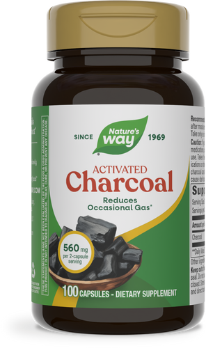 Nature's Way® | Activated Charcoal, 100 capsules Sku:45171