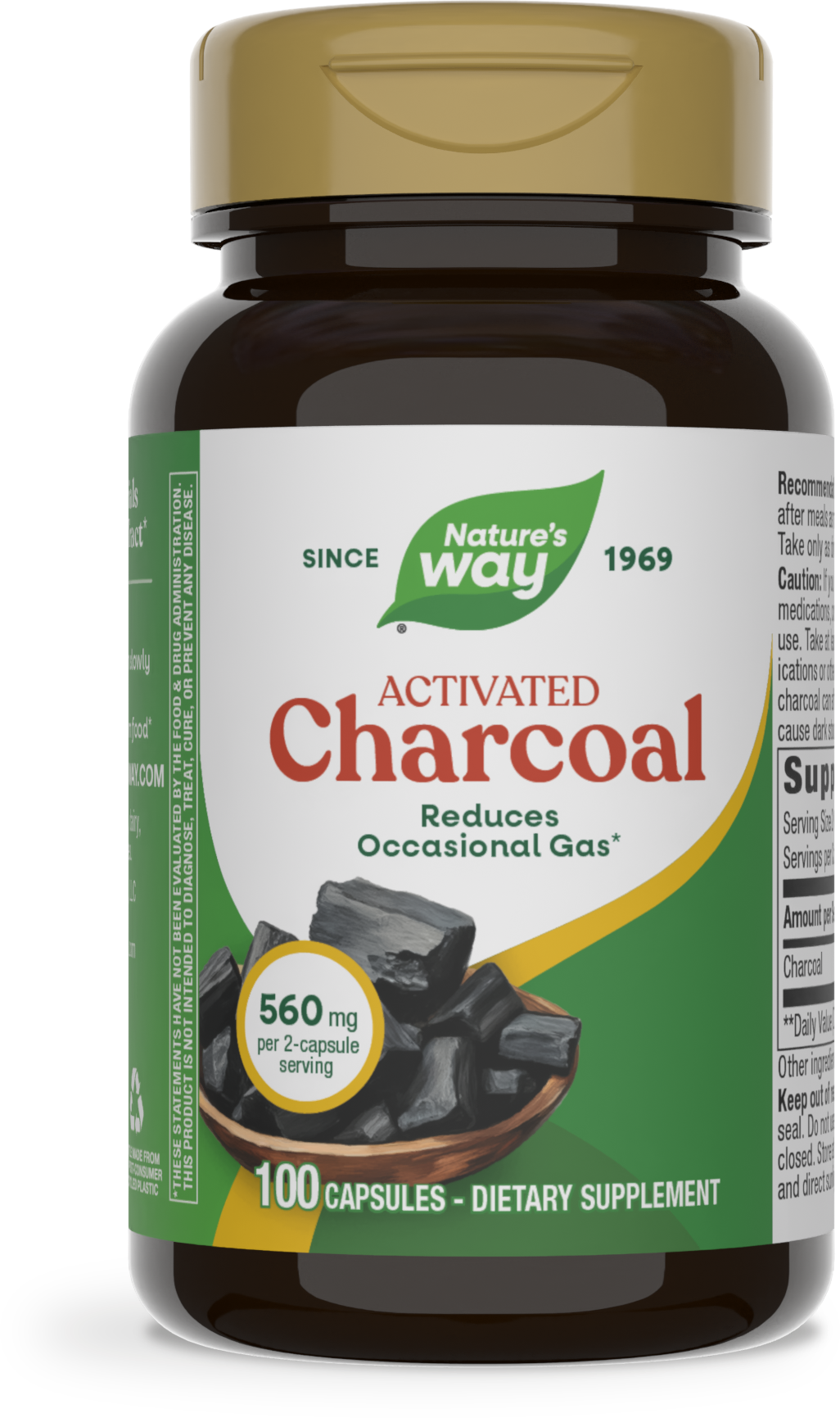 <{%PRIMARY_45171%}>Nature's Way® | Activated Charcoal, 100 capsules