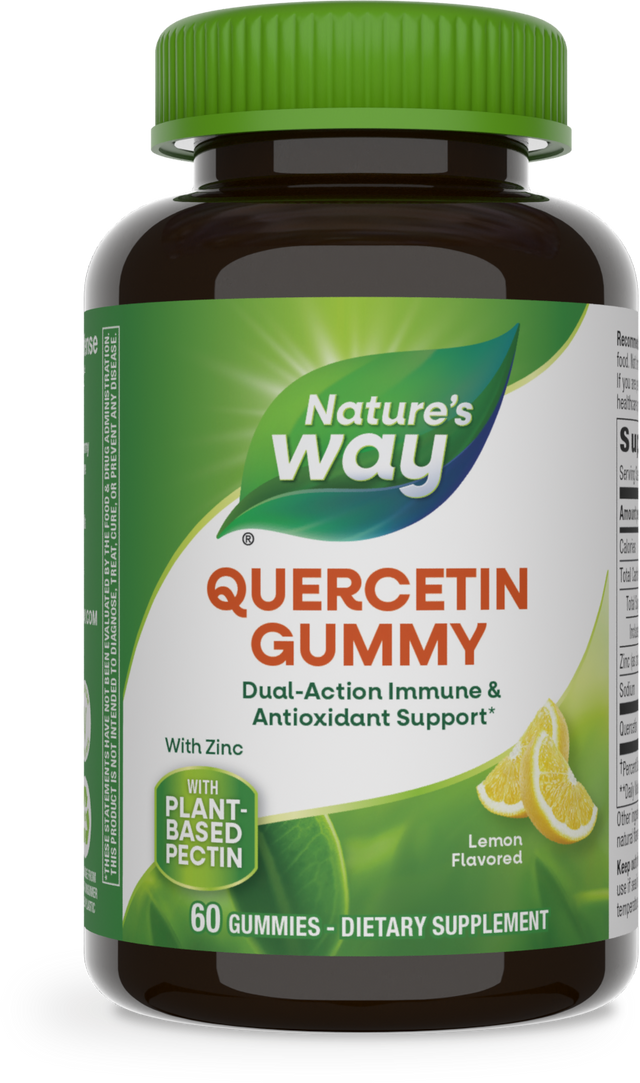 <{%PRIMARY_14261%}>Nature's Way® | Quercetin Gummies, 60 gummies, Lemon