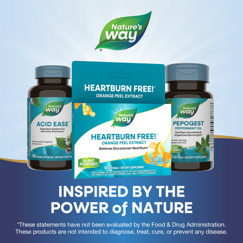 Nature's Way® | Heartburn Free! Orange Peel Extract Sku:09110