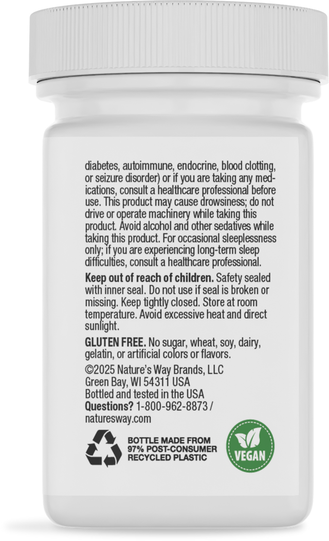 <{%360IMAGE3_49111%}>Nature's Way® | Melatonin Lozenge - back of pack