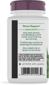 <{%360IMAGE2_15493%}>Nature's Way® | Holy Basil Standardized Extract - left side of pack