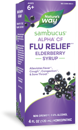 <{%PRIMARY_15803%}>Nature's Way® | Sambucus Flu Relief** Elderberry Syrup, 4 fl oz (120 ml)