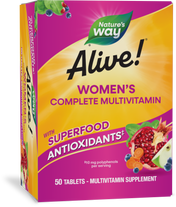 <{%PRIMARY_13663%}>Nature's Way® | Alive! Women's Complete Multivitamin, 50 tablets