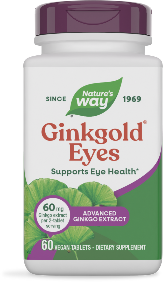 <{%PRIMARY_15252%}>Nature's Way® | Ginkgold Eyes, 60 tablets