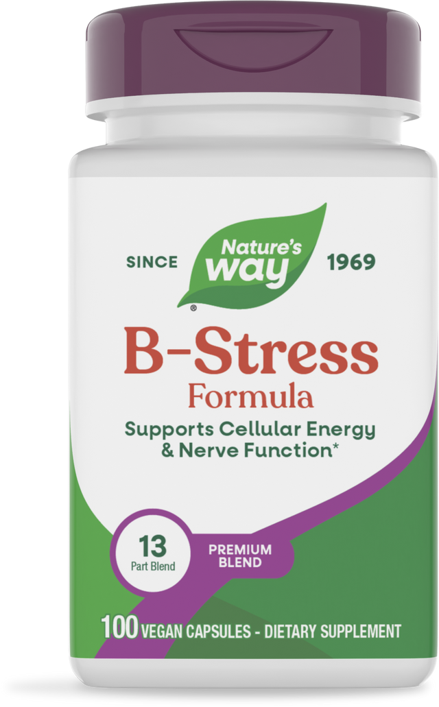 <{%PRIMARY_40631%}>Nature's Way® | B-Stress Formula, 100 capsules