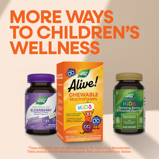 <{%MAIN6_15786%}>Nature's Way® | Alive! Kids Chewable Multivitamin