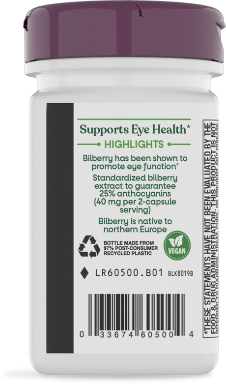 <{%360IMAGE2_60500%}>Nature's Way® | Bilberry - left side of pack