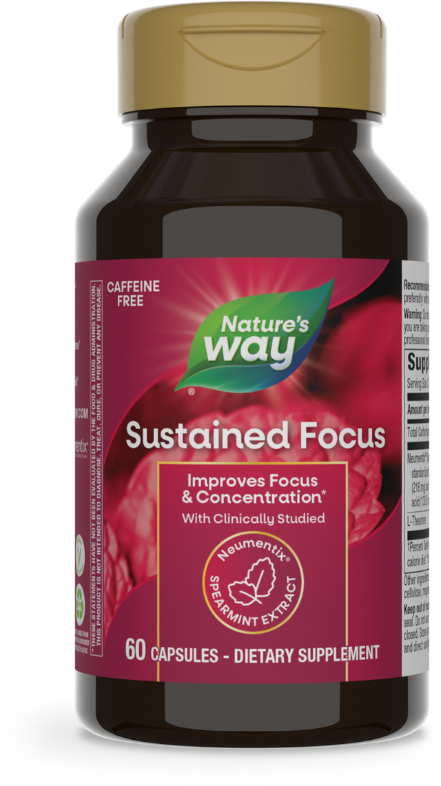 <{%PRIMARY_13691%}>Nature's Way® | Sustained Focus-Last Chance1, 60 capsules