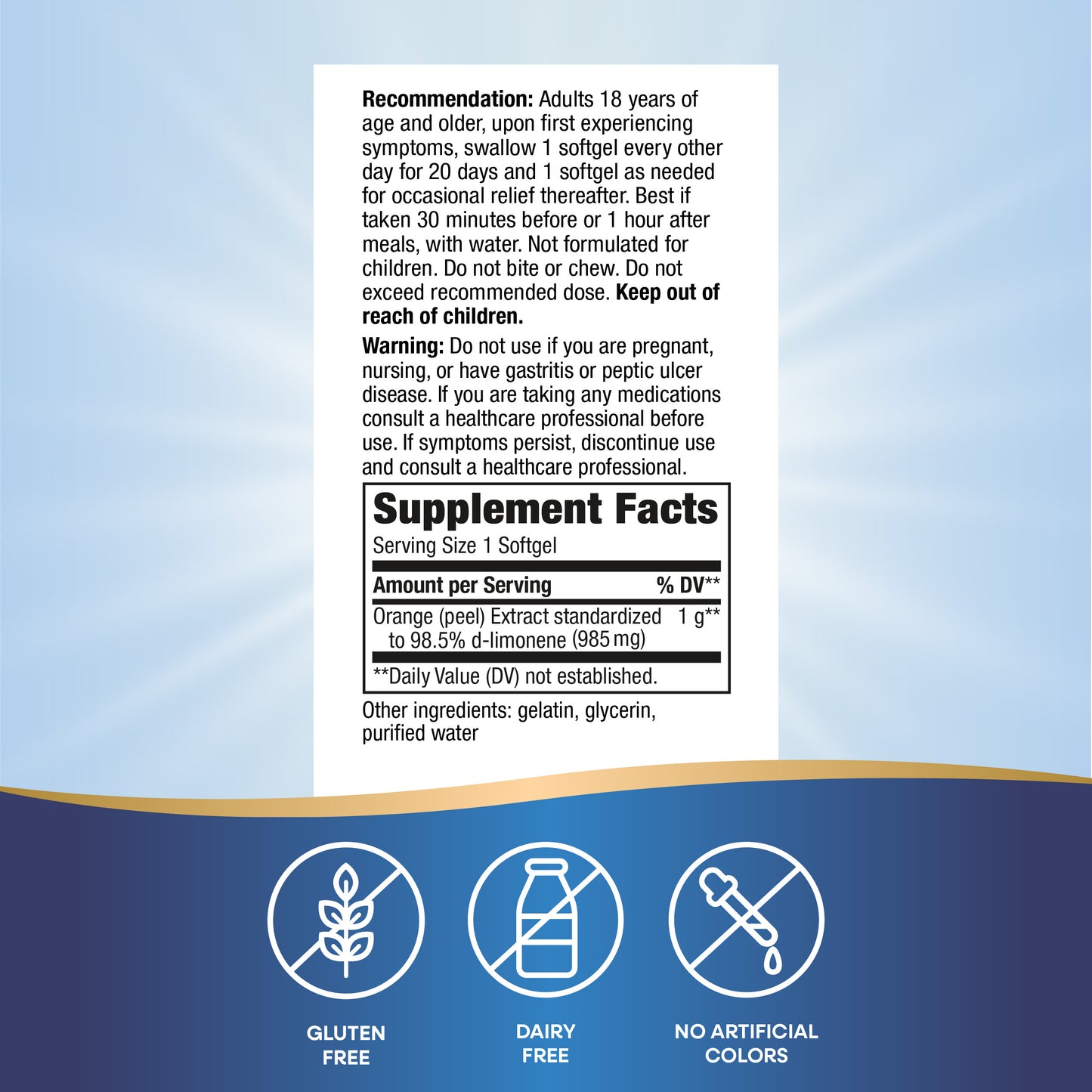 <{%MAIN4_09110%}>Nature's Way® | Heartburn Free! Orange Peel Extract