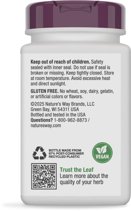 <{%360IMAGE3_15135%}>Nature's Way® | Cranberry Premium Blend - back of pack