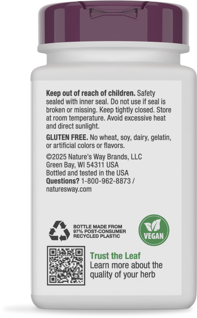 <{%360IMAGE3_15135%}>Nature's Way® | Cranberry Premium Blend - back of pack