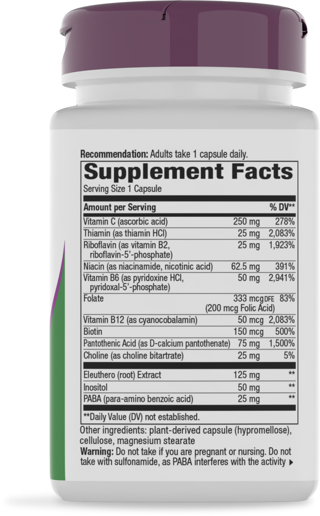 <{%360IMAGE1_40631%}>Nature's Way® | B-Stress Formula - right side of pack