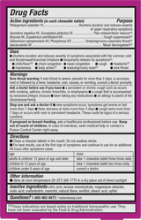 <{%360IMAGE1_15161%}>Nature's Way® | Umcka Cold & Flu Relief Chewables - back of pack