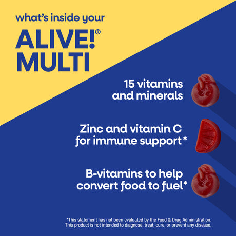 <{%MAIN2_14067%}>Nature's Way® | Alive! Men's 50+ Gummy Multivitamin