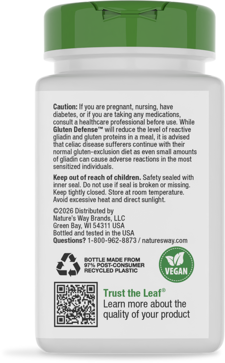 <{%360IMAGE3_03952%}>Nature's Way® | Gluten Defense - back of pack