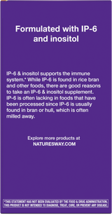 <{%360IMAGE7_05800%}>Nature's Way® | Cell Forté IP-6 & Inositol - back of pack