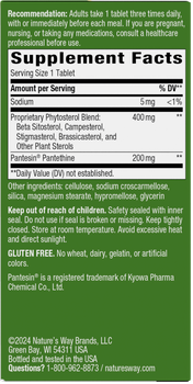 <{%360IMAGE1_05519%}>Nature's Way® | Cholesterol Shield - right side of pack