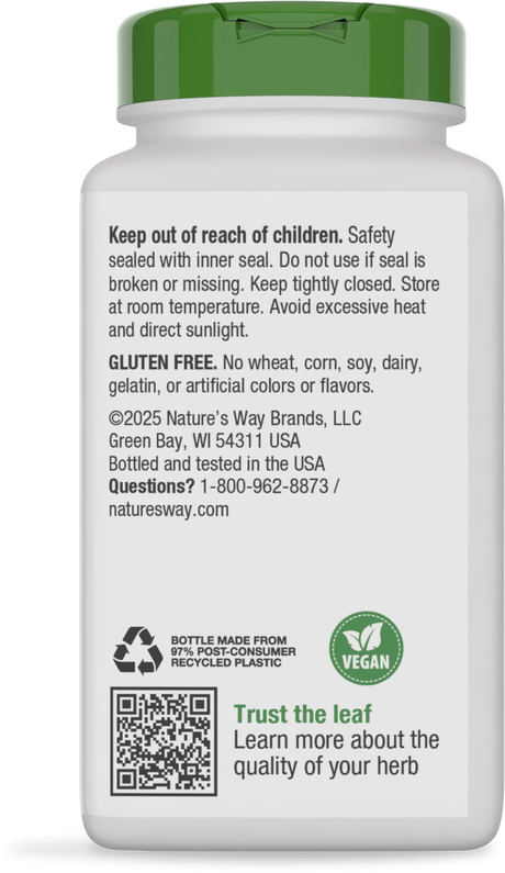 <{%360IMAGE3_16758%}>Nature's Way® | Saw Palmetto Berries - back of pack