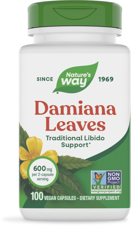 <{%PRIMARY_12200%}>Nature's Way® | Damiana Leaves, 100 capsules