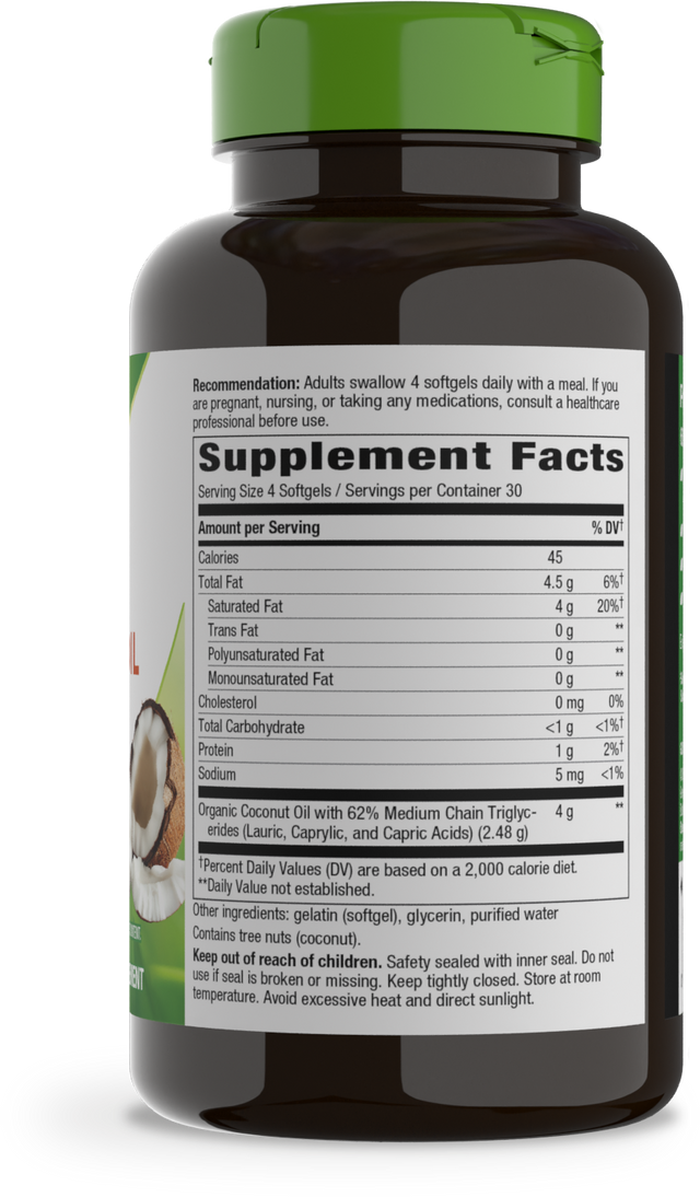 <{%360IMAGE1_10009%}>Nature's Way® | Coconut Oil - right side of pack