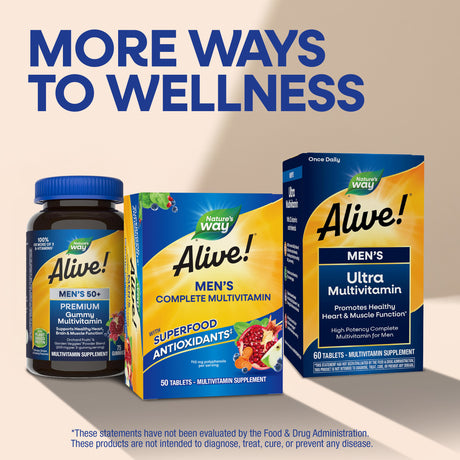 <{%MAIN12_13660%}>Nature's Way® | Alive! Men's Complete Multivitamin