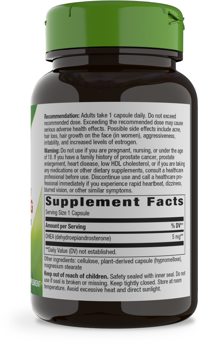 <{%360IMAGE1_05006%}>Nature's Way® | Youthful You DHEA 5mg - right side of pack