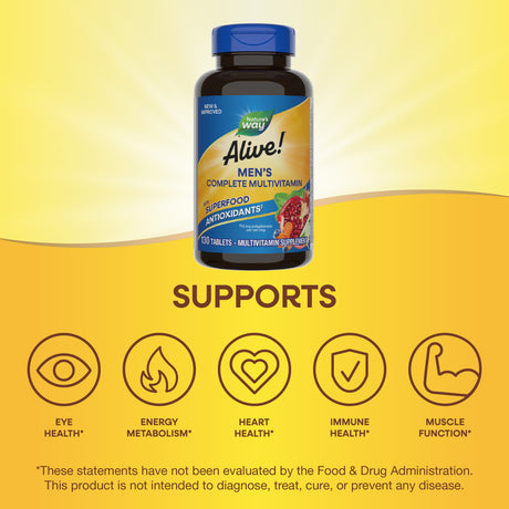 <{%MAIN3_13716%}>Nature's Way® | Alive! Men's Complete Multivitamin