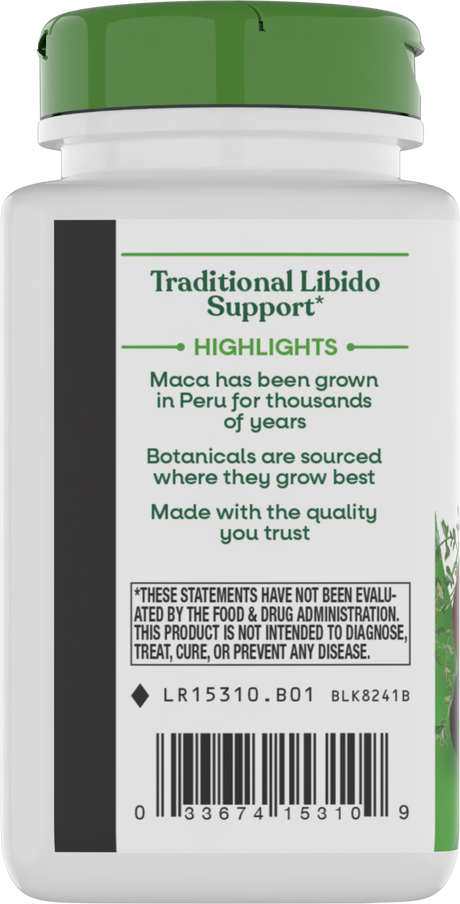 <{%360IMAGE2_15310%}>Nature's Way® | Maca Root - left side of pack