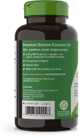<{%360IMAGE2_10009%}>Nature's Way® | Coconut Oil - left side of pack