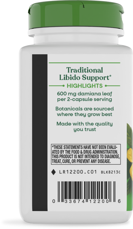 <{%360IMAGE2_12200%}>Nature's Way® | Damiana Leaves - left side of pack
