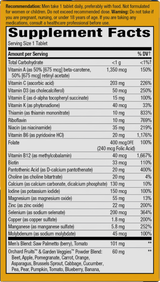 <{%360IMAGE4_15685%}>Nature's Way® | Alive! Men's Ultra Multivitamin - right side of pack