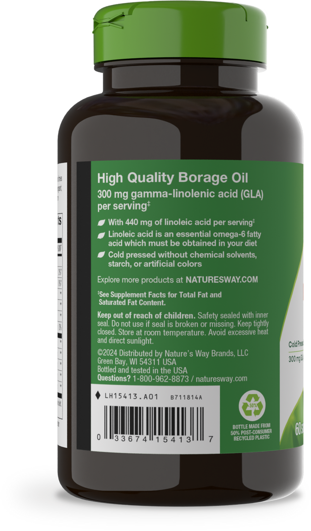 <{%360IMAGE2_15413%}>Nature's Way® | Borage Oil - left side of pack