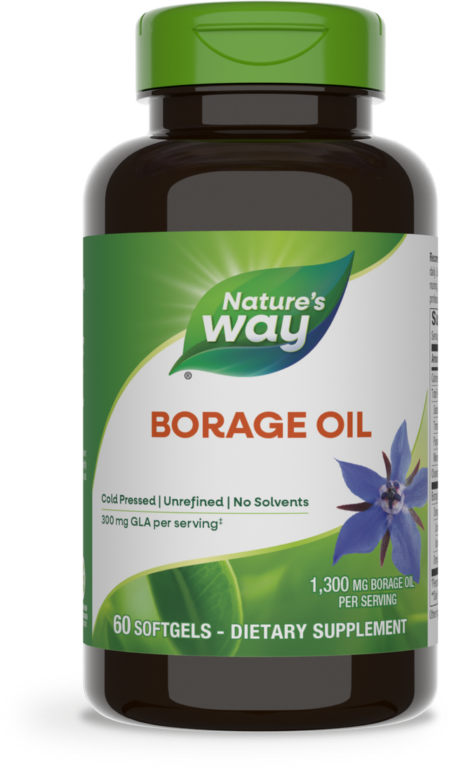 <{%PRIMARY_15413%}>Nature's Way® | Borage Oil, 60 softgels