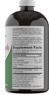 <{%360IMAGE1_3502%}>Nature's Way® | Chlorofresh Liquid Chlorophyll - right side of pack