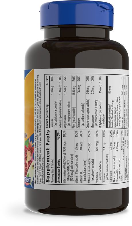 <{%360IMAGE1_13716%}>Nature's Way® | Alive! Men's Complete Multivitamin - right side of pack
