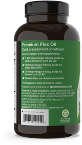 <{%360IMAGE2_15425%}>Nature's Way® | Flax Oil - left side of pack