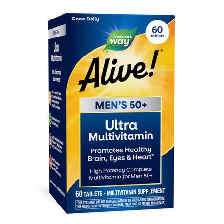 <{%MAIN7_15691%}>Nature's Way® | Alive! Men's 50+ Ultra Multivitamin