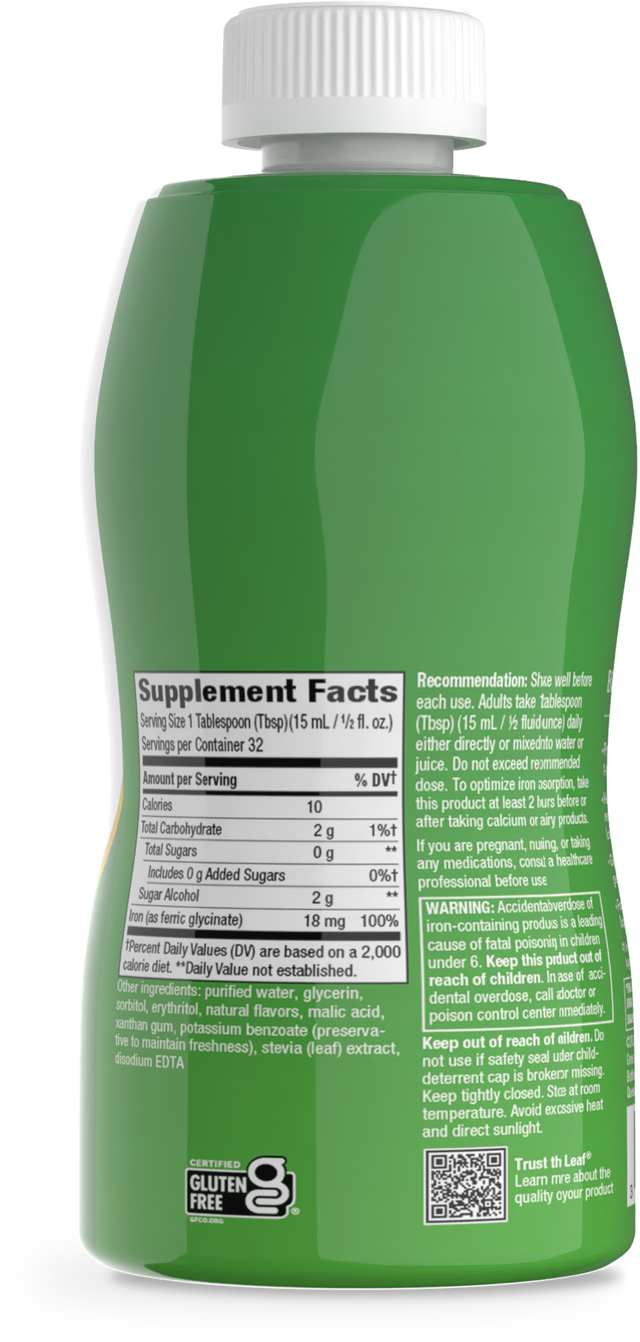 <{%360IMAGE1_ST1923%}>Nature's Way® | Liquid Iron - right side of pack